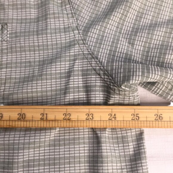 5.11 Tactical Shirt Mens Extra Large Gray Plaid Short Sleeve Button Up Outdoor - Picture 12 of 13